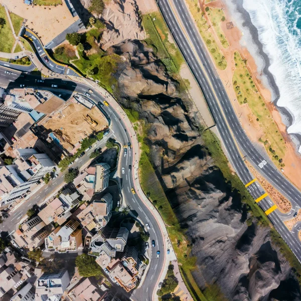 Vista aerea de Lima, Perú